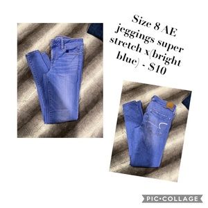 AE skinny jeggings.